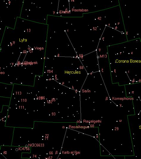 The Constellation Hercules