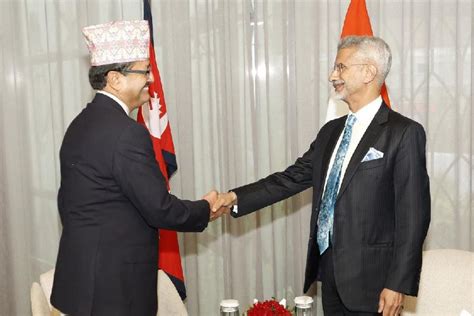 India-Nepal | External Affairs Minister S Jaishankar meets Nepal's ...