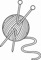 Yarn Ball Wool Coloring Drawing Clipart Sketch Clip Pages Printable  sketch template
