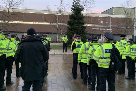 This is why there was heavy police activity in Doncaster city centre ...