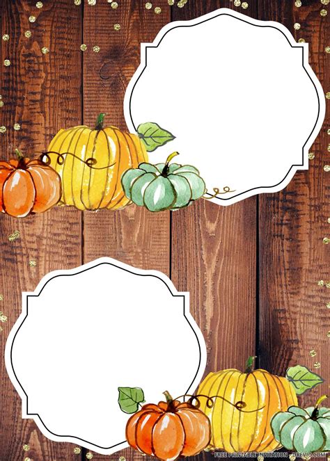 (FREE PRINTABLE) – Pumpkin Fall Harvest Birthday Invitation Template | Download Hundreds FREE ...