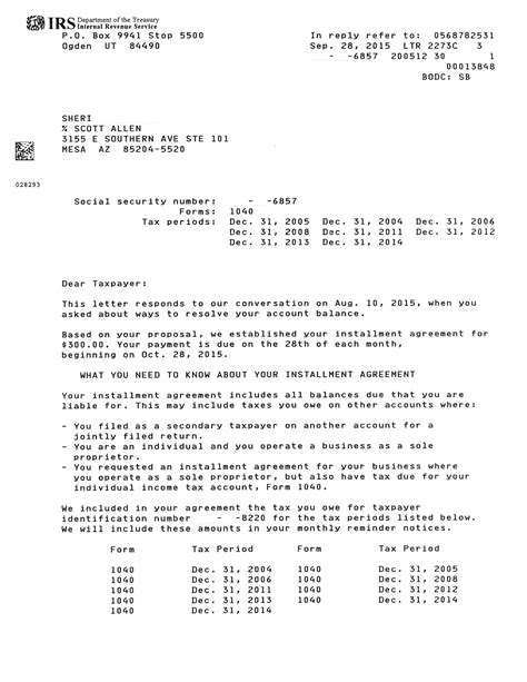 Completed IRS payment plan in GIlbert AZ - Tax Debt Advisors Inc.