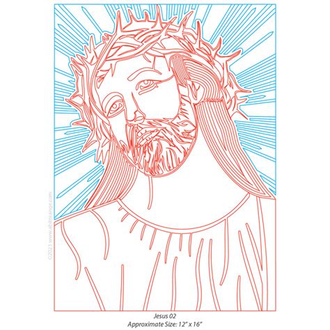 Jesus Portrait 02 — A Bit Orange