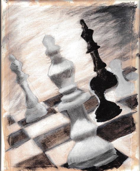 Chess painting by RavenShadowed on DeviantArt