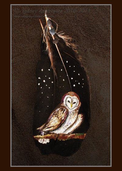 Owl feather painting by TaigaAmur.deviantart.com | Feather painting ...