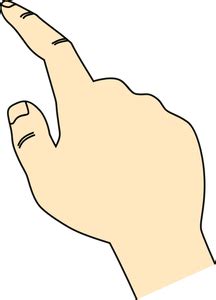 601 clipart pointing finger | Public domain vectors