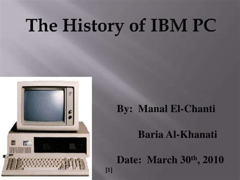 The History of IBM PC