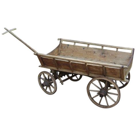 Small 19 th c European Antique Farm Cart at 1stdibs