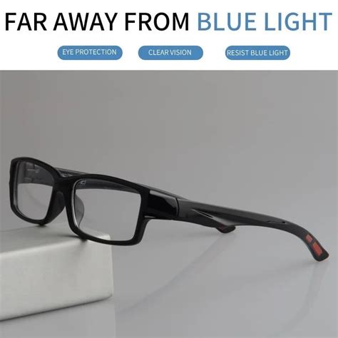 Vazrobe TR90 Blue Light Glasses Men Ultra light Computer Eyeglasses ...