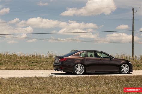 Classy Custom Lexus GS Put on Machined Vossen Wheels — CARiD.com Gallery