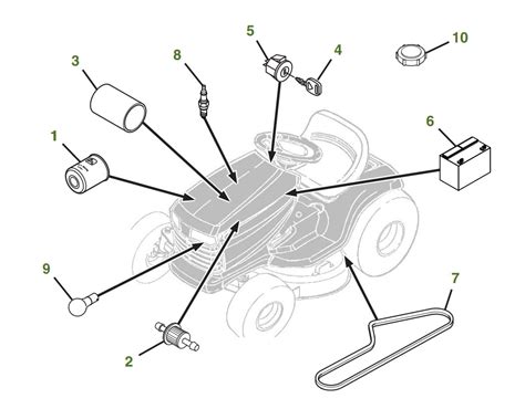 john deere d110 parts diagram