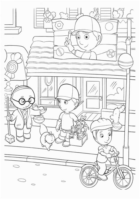 Fun Coloring Pages: Handy Manny Coloring Pages