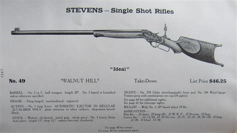 Stevens Firearms General Catalog No.53, 1911 by Stevens Arms & Tool Co ...