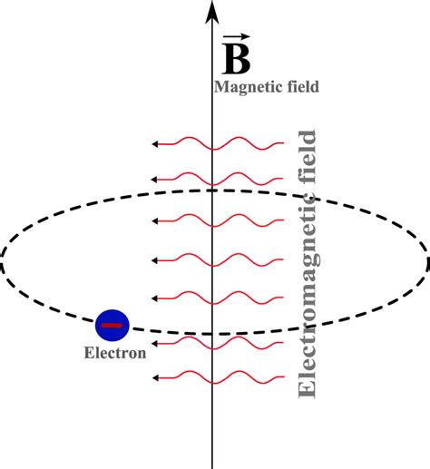 Interaction of an electromagnetic field with an electron in a magnetic ...