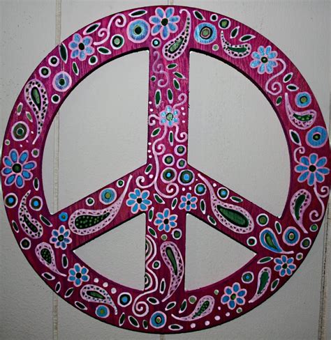 Funky Home Decor: Peace Sign Wall Art $19.95 Free Shipping!