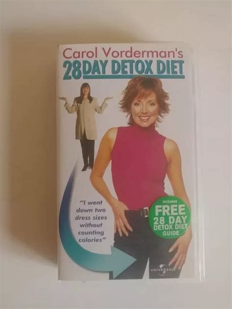 CAROL VORDERMAN - 28 Day Detox Diet (VHS, 2000) £7.99 - PicClick UK