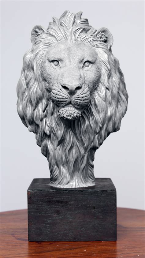 Lion sculpture, Sculpture, Lion art