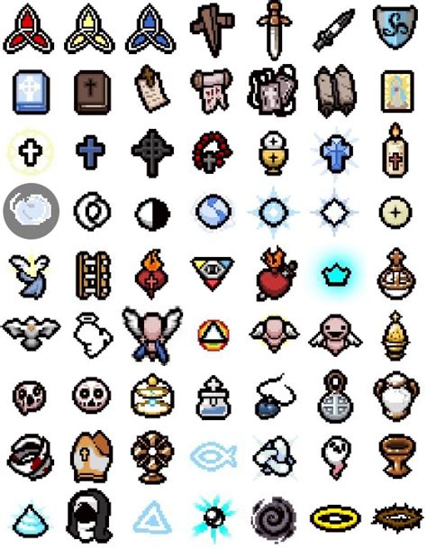 Binding of Isaac: Repentance Angel Items by Picture Quiz - By ArgonMatrixSA