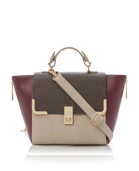 Dune Dwing Winged Handbag in Gray (Grey) | Lyst