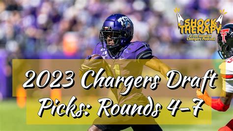 2023 Chargers Draft Picks: Rounds 4-7 - YouTube