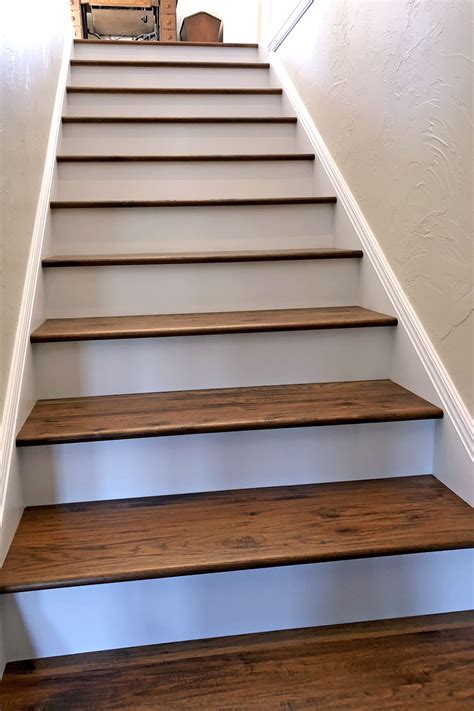 Character Hickory Stair Tread | Stairs treads and risers, Stair ...