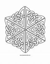 Celtic Mandala Coloring Pages sketch template