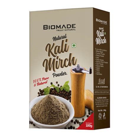 Biomade Kali Mirch Powder, Packaging: Packet at best price in Noida | ID: 17494815112