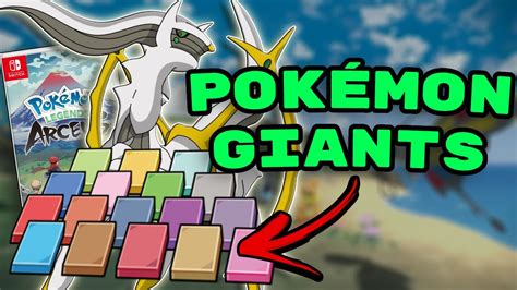 ARCEUS PLATES EXPLAINED! Pokémon GIANTS, Pokémon Legends: Arceus and ...