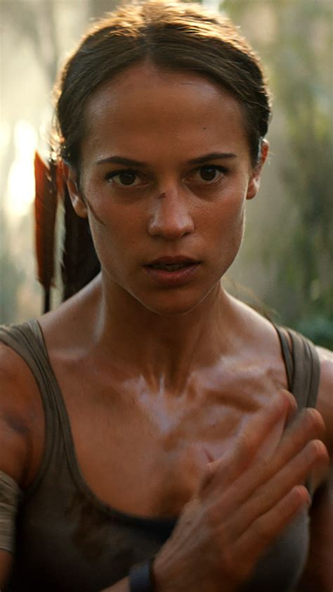 2160x3840 Tomb Raider 2018 Alicia Vikander As Lara Croft Sony Xperia X ...