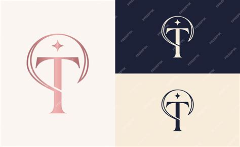 Premium Vector | Elegant minimalist beauty logo cosmetic letter t