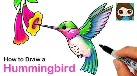 How to Draw a Hummingbird