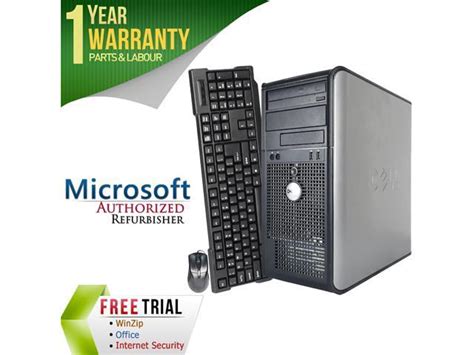 Refurbished: DELL Desktop Computer OptiPlex GX755 Intel Core 2 Duo ...