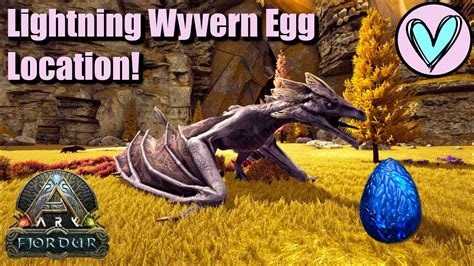 Lightning Wyvern Egg Location! || Ark Fjordur! - YouTube