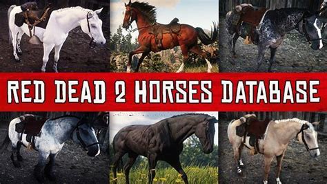 Red Dead Redemption 2 Horses Mods