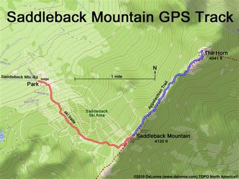 hike Saddleback Mountain ME