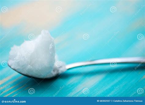 Solidified coconut oil stock image. Image of cook, kernel - 68302557