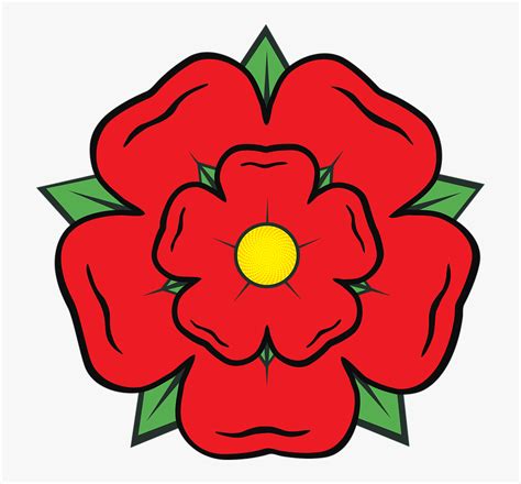 Lancashire Rose, County, England, Heraldic, Heraldry - Red Rose Of Lancashire, HD Png Download ...