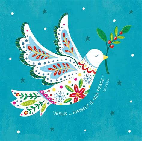 Pack of 10 Compassion Christian Charity Christmas Cards - Jesus/Peace ...