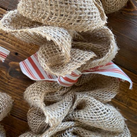 Burlap Garland - Etsy