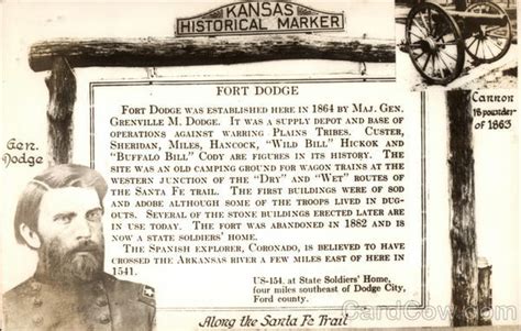 Kansas Historical Marker: Fort Dodge