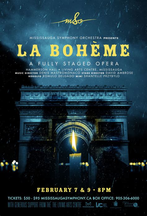 La bohème Concert Poster - Chargefield