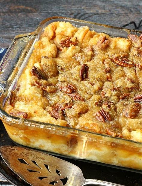 Unbelievable Pecan Pie Bread Pudding | TheBestDessertRecipes.com