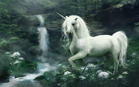 White Unicorn wallpaper | nature and landscape | Wallpaper Better