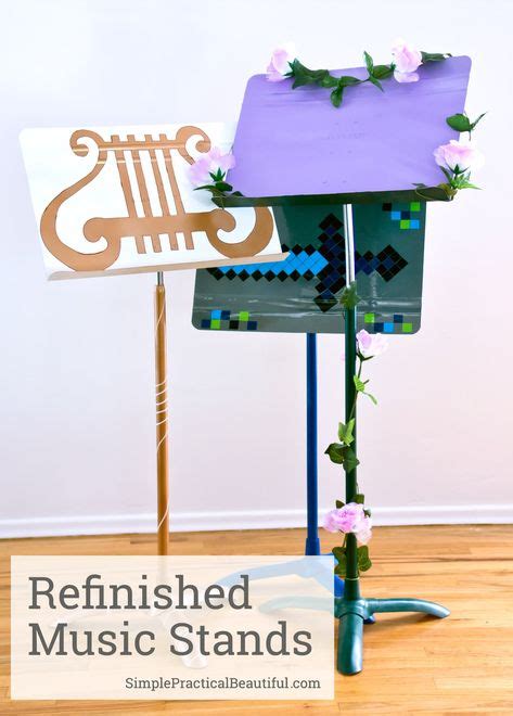 4 Ways to Refinish a Music Stand | Music stand, Diy projects, Decor crafts