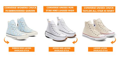 How Long Are Converse High Top Shoelaces? - Shoe Effect