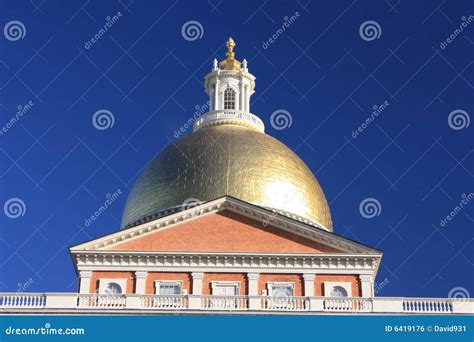 State House Boston Gold Dome Stock Photo - Image of house, dome: 6419176