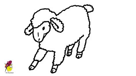 Farm Sheep - how to Draw a Sheep - farm Animals Easy Drawing - YouTube