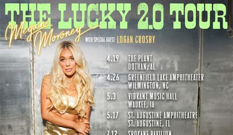 MEGAN MORONEY ANNOUNCES THE LUCKY 2.O TOUR IN 2024