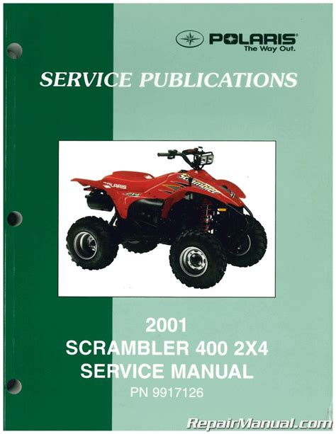 Used 2001 Polaris Scrambler 400 Service Manual