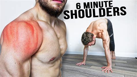 6 MIN Quick SHOULDERS Workout At Home (NO EQUIPMENT) - YouTube